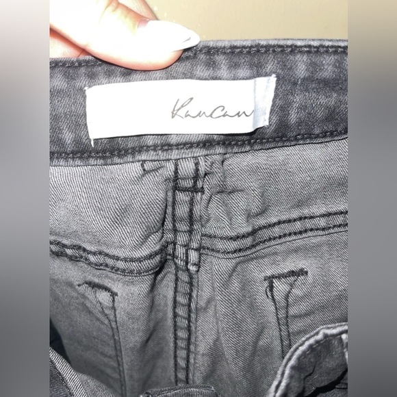 KanCan Jeans || Dark Grey • Style #KC7266GD •Ripped Distressed Ankles size 13/30 - Picture 5 of 12